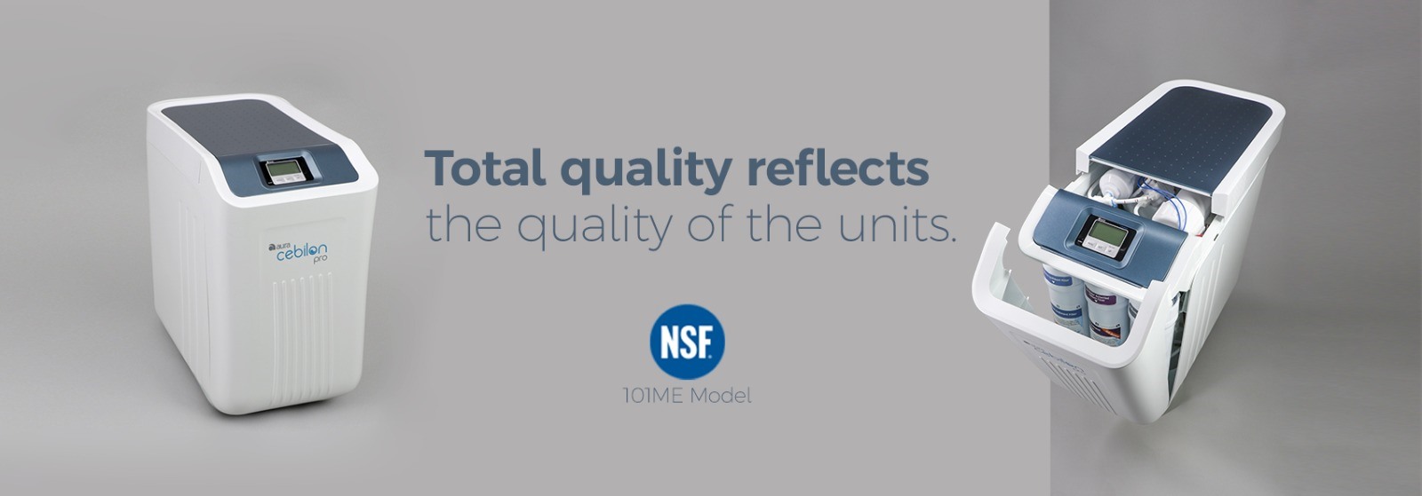 Total quality reflects the quality of the units.